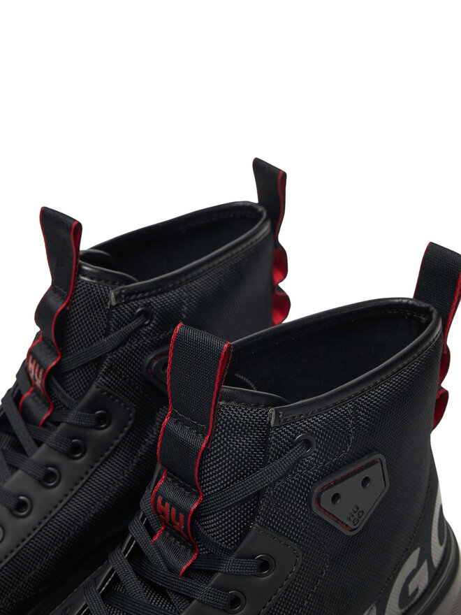 HUGO Botines planos HUGO Urian 50537065 Negro