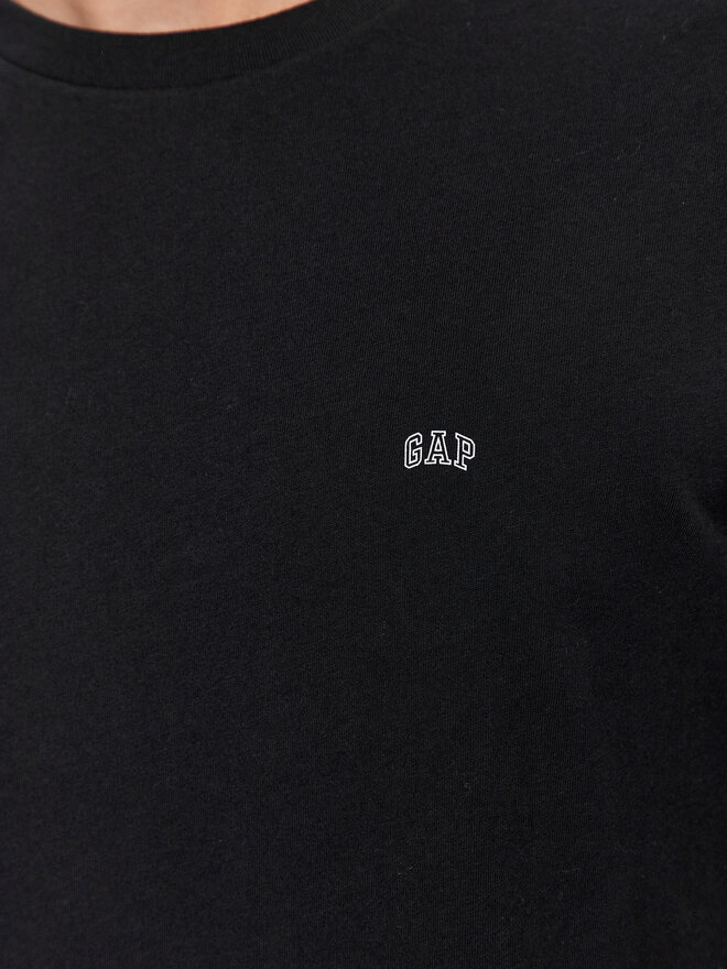 Gap Gap Marškinėliai 753766-00 Juoda Regular Fit