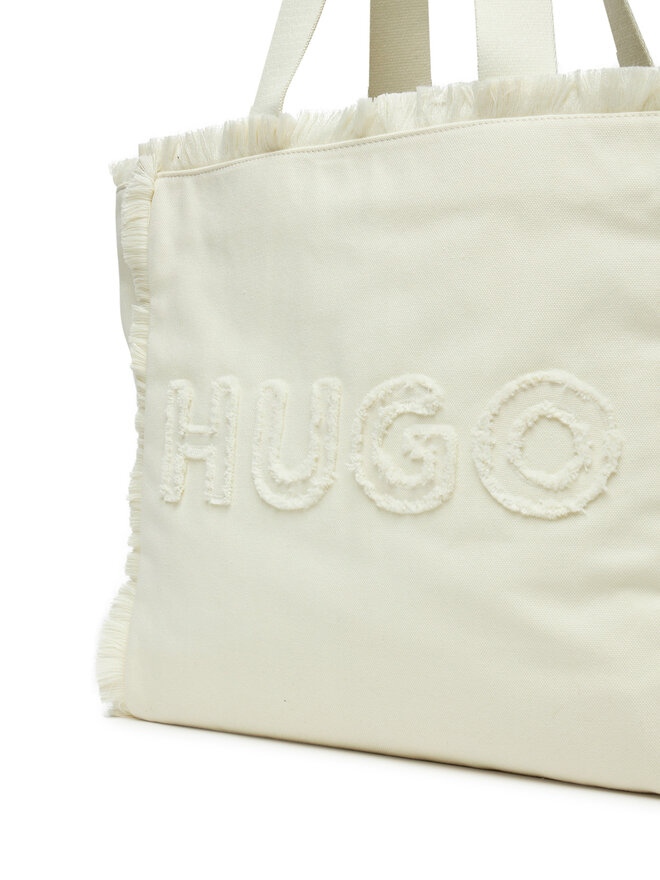HUGO Ročna torba HUGO 50541867 Bela