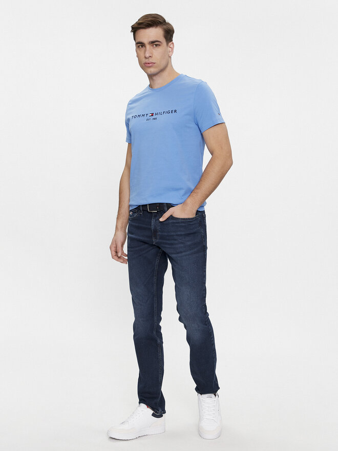 Tommy Hilfiger Tommy Hilfiger Marškinėliai Logo MW0MW11797 Mėlyna Regular Fit