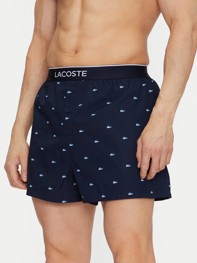 Lacoste Lacoste 3 darab boxer 7H1283 Sötétkék