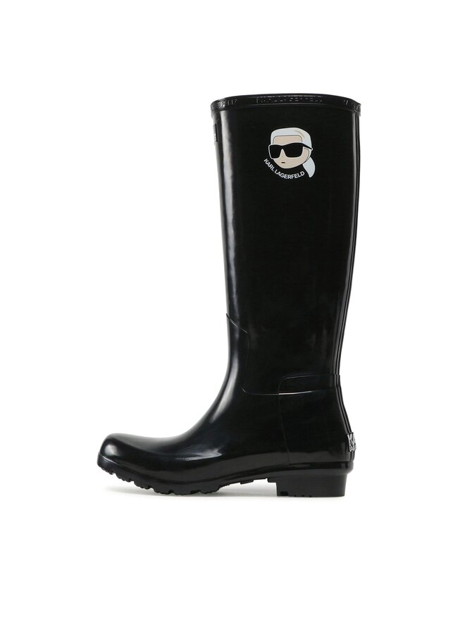 KARL LAGERFELD Гумени ботуши KARL LAGERFELD KL47090N Черен