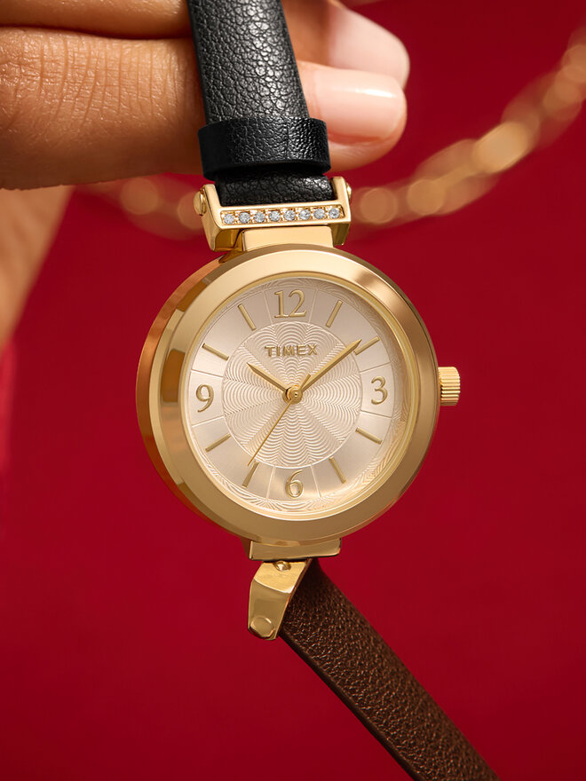 Timex Pulkstenis Timex Main Street TW2W96400 Zelta