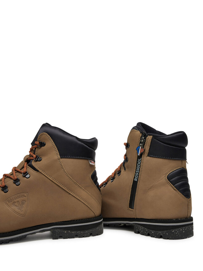 Rossignol Schnürstiefeletten Rossignol Chamonix Nabuk RNNM060 Braun