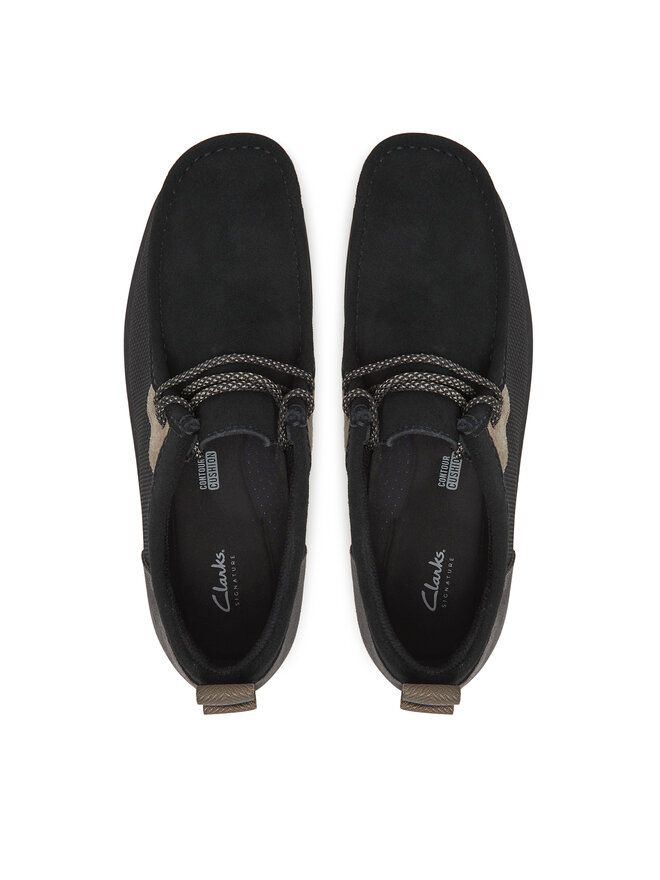 Clarks Halbschuhe Clarks Wallabee  26181387 Schwarz