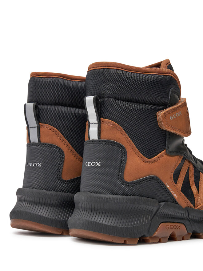 Geox Zābaki Geox J Flexyper Plus Boy J36LCD 0MEFU CR69B S Brūns