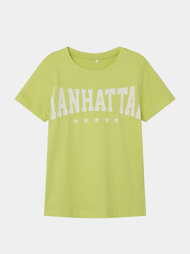 NAME IT NAME IT Camiseta Berte 13226107 Verde Regular Fit