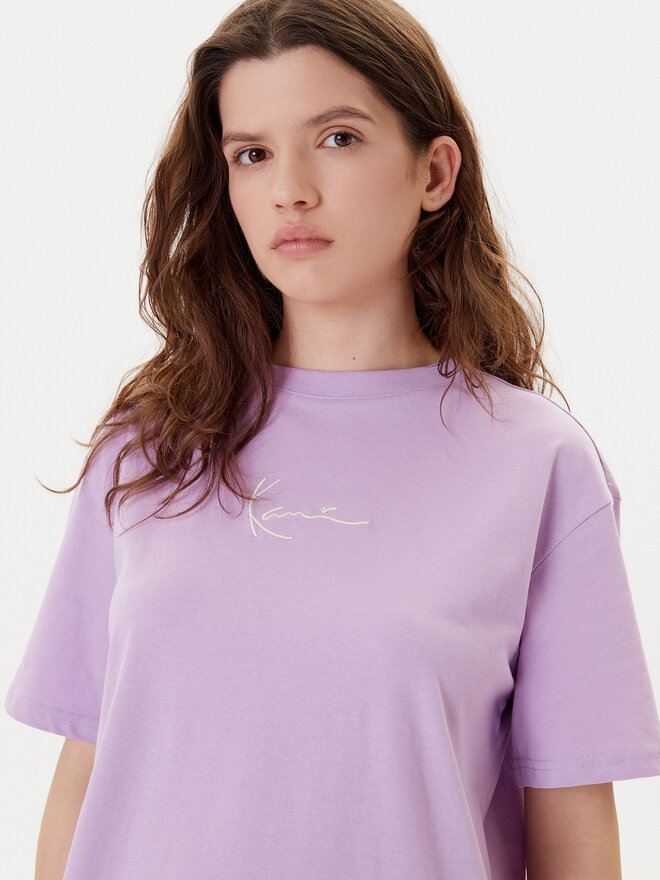 Karl Kani Karl Kani Marškinėliai Cherry Print PD00005461 Violetinė Oversize