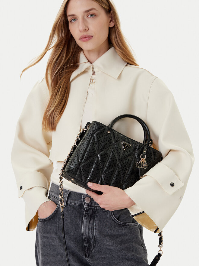 Guess Táska Guess Aldina HWGG96 63060 Fekete