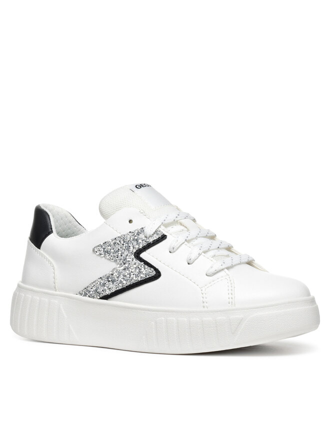 Geox Sneakersy Geox J Mikiroshi J45DVA 0BCEW C0007 M Biały