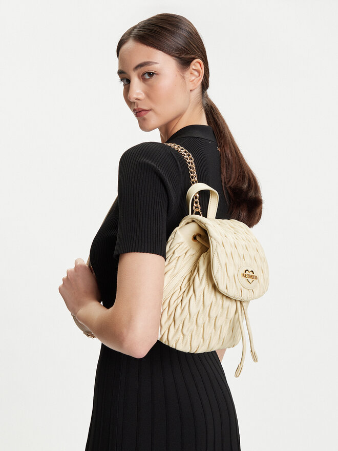 LOVE MOSCHINO Раница LOVE MOSCHINO JC4015PP1NLH0110 Бежов