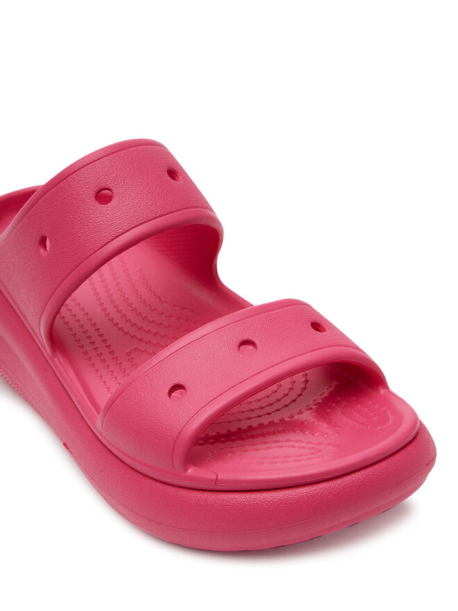 Crocs Pantoletten Crocs Classic Crush Sandal 207670 Rosa
