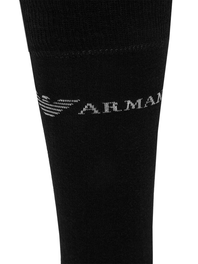 Emporio Armani Набір 3 пар високих чоловічих шкарпеток Emporio Armani EM000554 AF12276 MC061 Чорний
