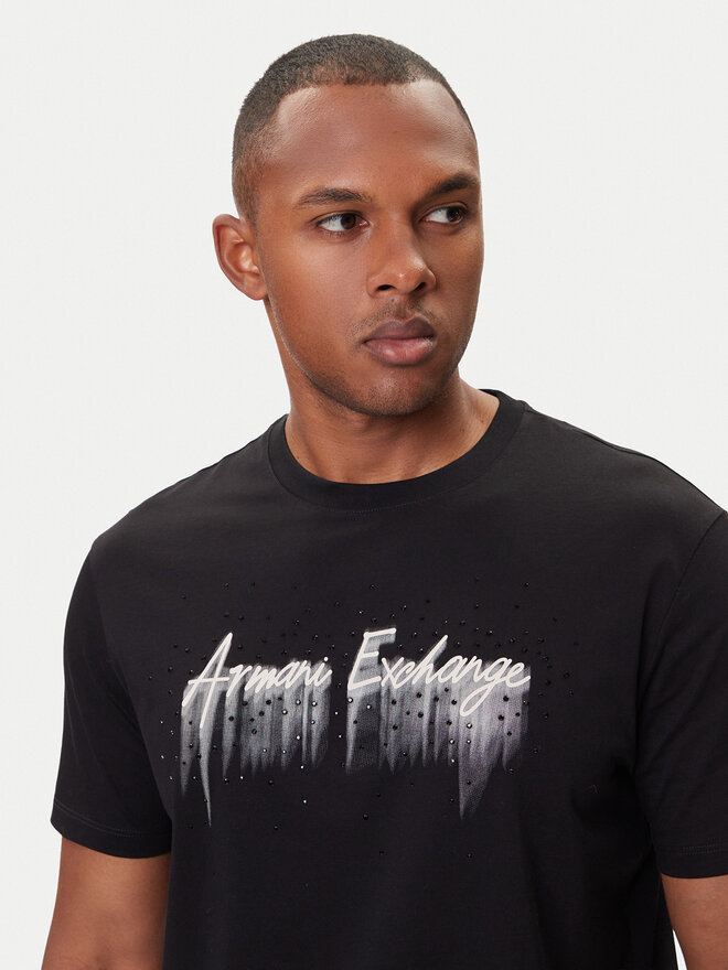 Armani Exchange Armani Exchange Футболка XM001462 AF10364 UC001 Чорний Regular Fit