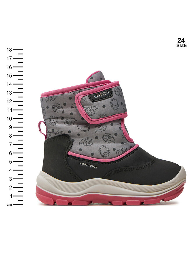 Geox Schneeschuhe Geox B Flanfil Girl B Abx B263WG 0BCMN C9235 S Schwarz