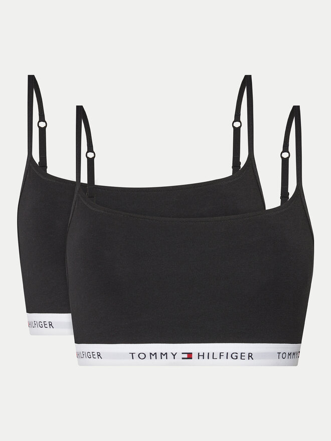 Tommy Hilfiger Tommy Hilfiger 2er-Set Top-BHs UW0UW05528 Schwarz