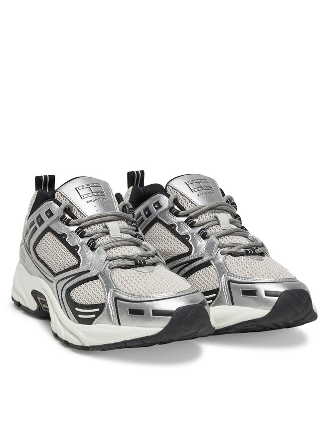 Tommy Jeans Sneakersy Tommy Jeans Archive'97 Metallic EM0EM01572 Czarny