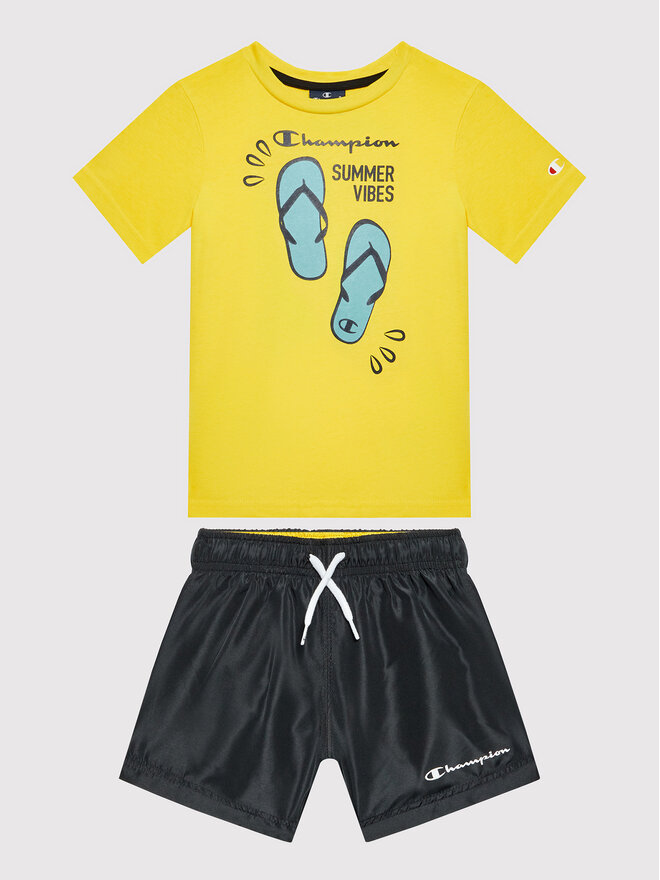 Champion Champion Σετ t-shirt και αθλητικό σορτς 306050 Έγχρωμο Regular Fit