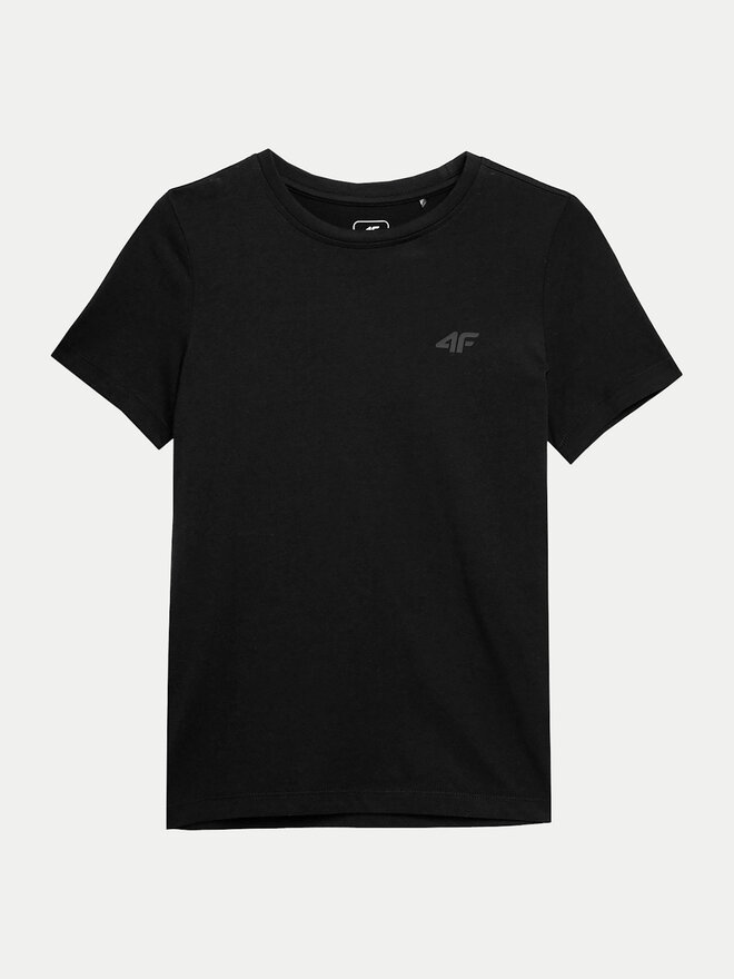4F 4F T-Shirt 4FJWSS24TTSHM1116 Μαύρο Regular Fit