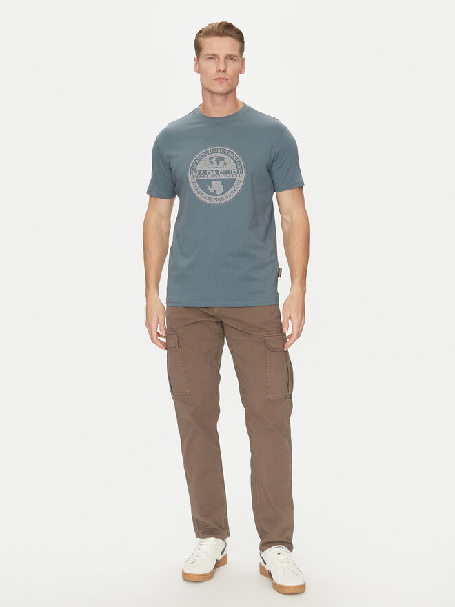 Napapijri Napapijri Camiseta S-Bollo NP0A4I3C Azul Regular Fit