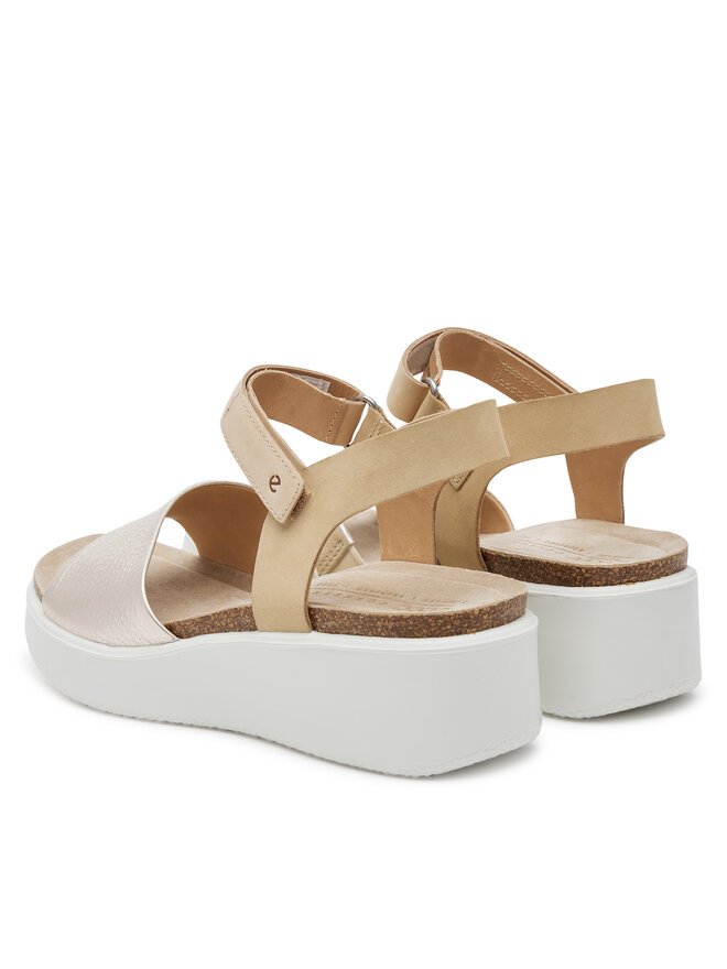 ECCO Sandály ECCO Flowt Wedge 27231360704 Zlatá