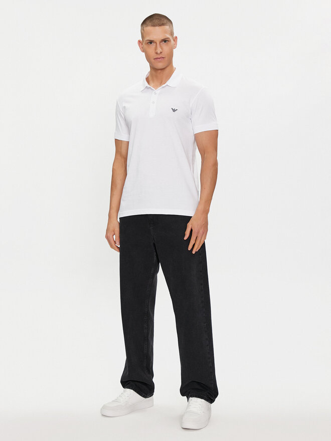 Emporio Armani Underwear Emporio Armani Underwear Poloshirt 211804 4R482 00010 Weiß Regular Fit