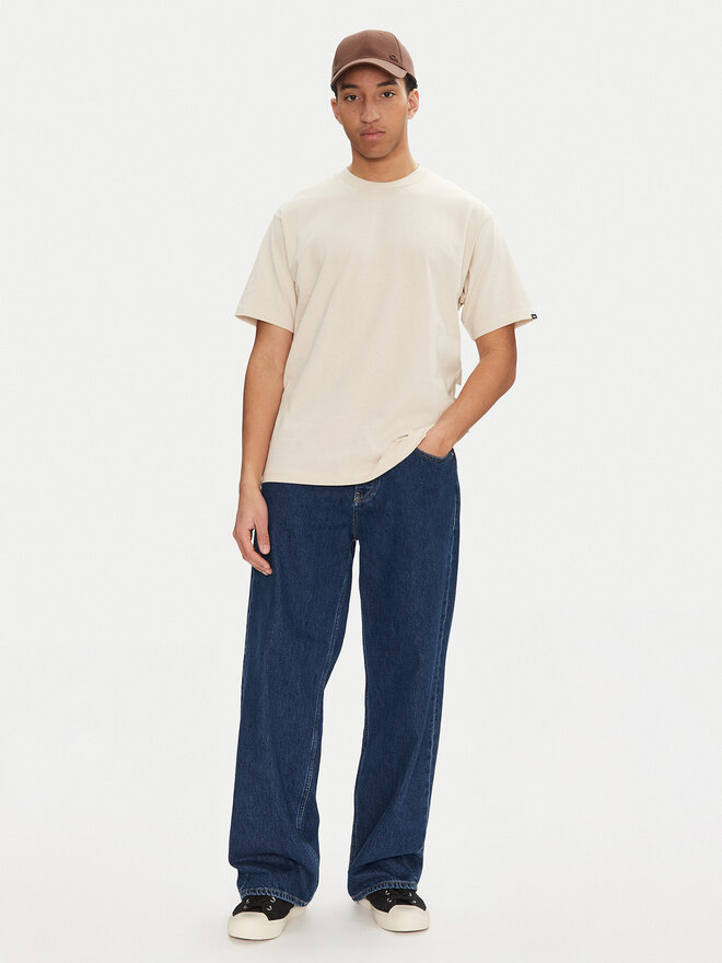 Vans Vans T-shirt Left Chest II VN000P1P Bež Loose Fit