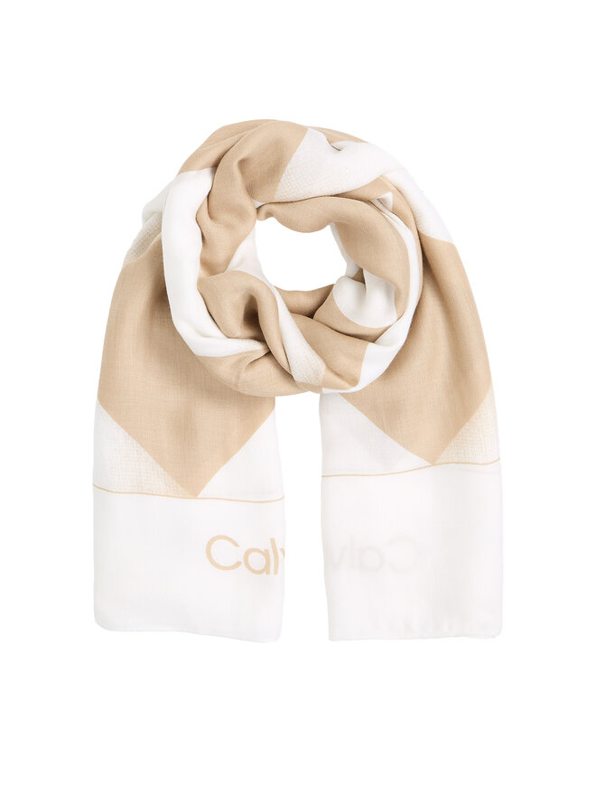 Calvin Klein Chusta Calvin Klein K60K613232 Beżowy