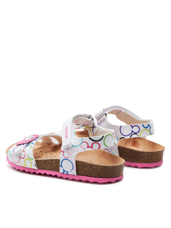 Sandalen Geox J Adriel Girl J158MC 000FC C0653 S WeiB eschuhe