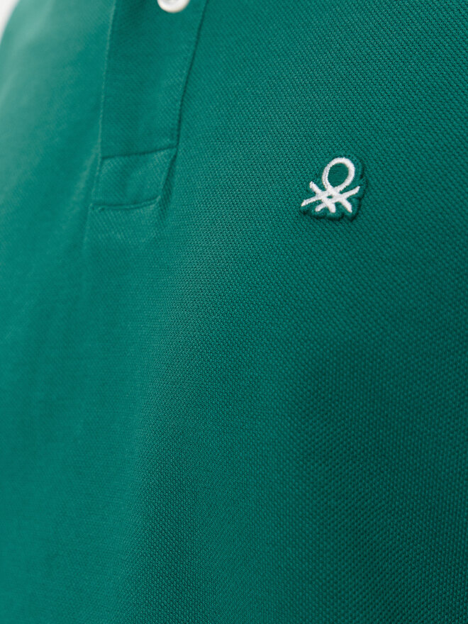United Colors Of Benetton United Colors Of Benetton Поло 3089J3179 Зелений Regular Fit