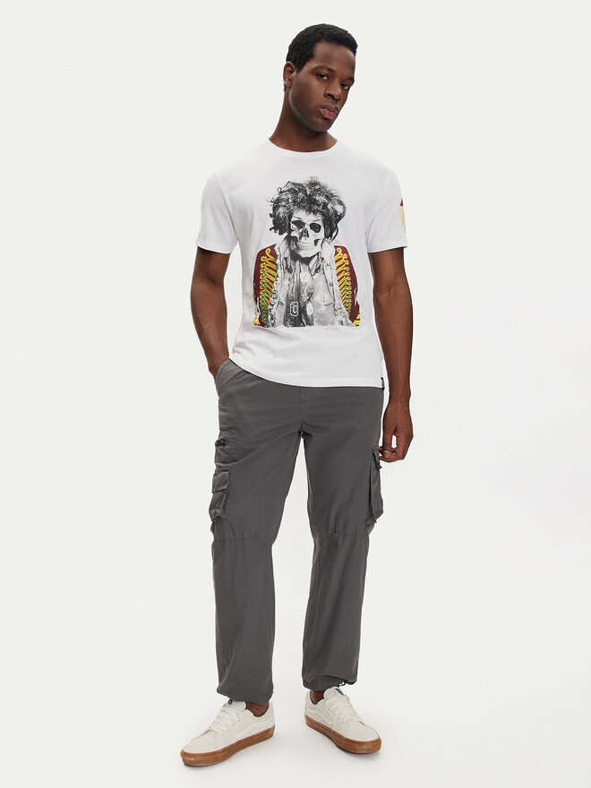 Brave Soul Brave Soul Camiseta MTS-149CAPITOL Blanco Regular Fit