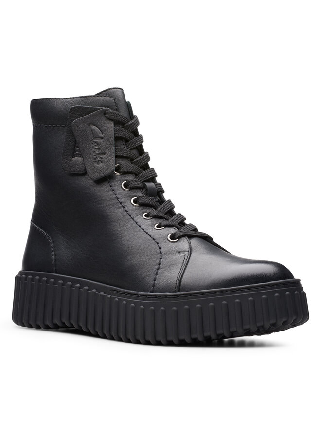 Черевики Clarks Torhill Rise 26173870 Чорний | evzuttya.com.ua
