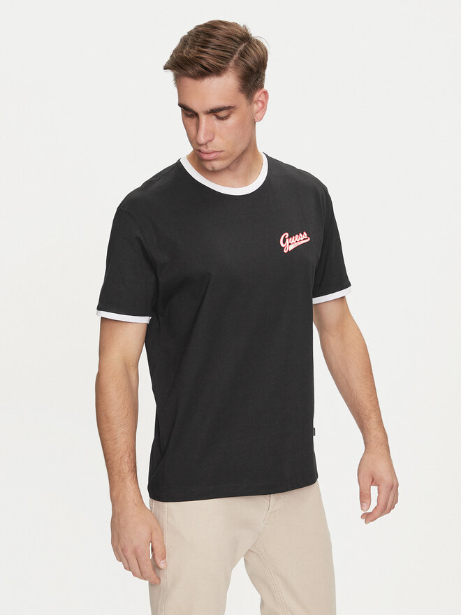 Guess Jeans Guess Jeans Camiseta M4YI43 K8FQ4 Negro Regular Fit