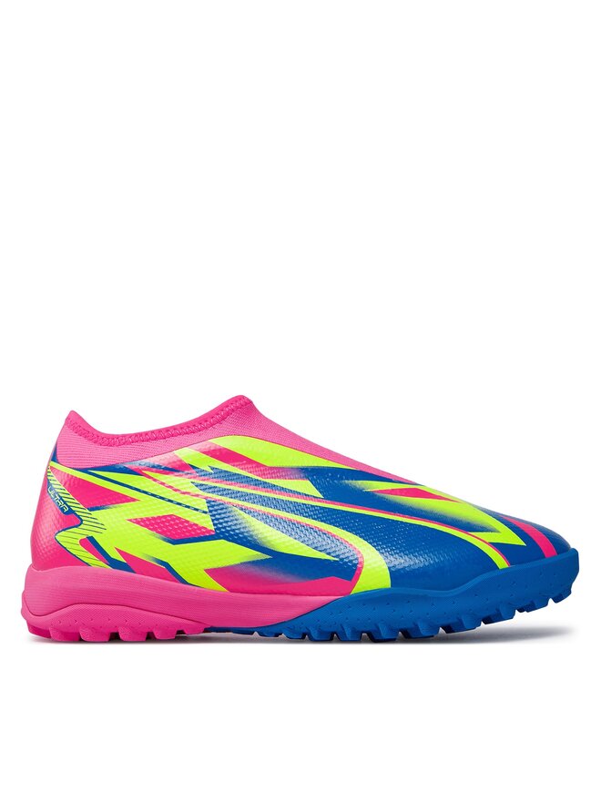 Puma Buty do piłki nożnej Puma Ultra Match LL Energy TT + Mid Jr Lumino 107556 01 Różowy