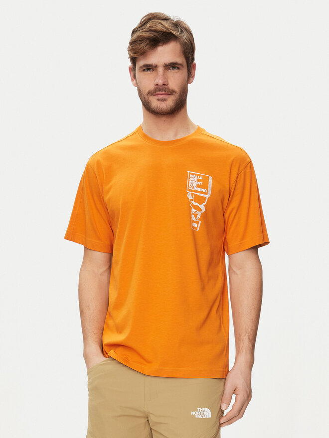 The North Face The North Face Camiseta NF0A87FF Naranja Regular Fit