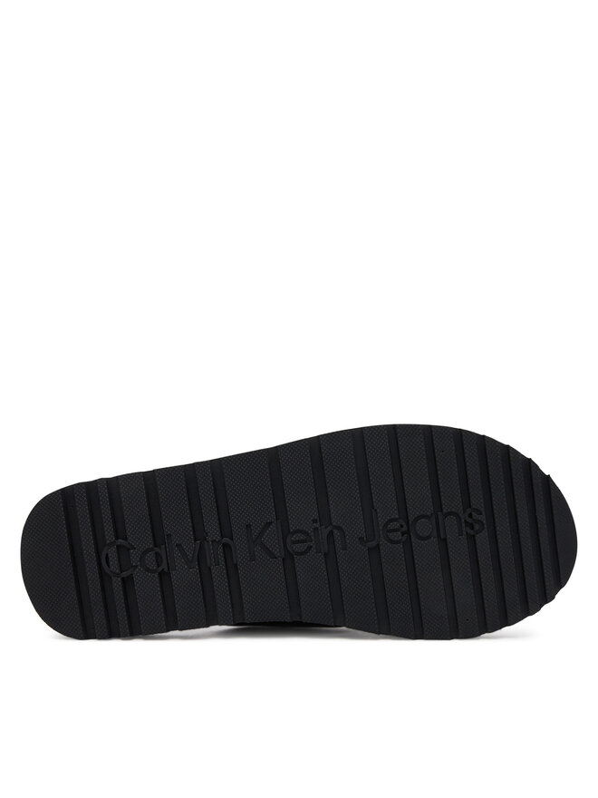 Calvin Klein Jeans Παντόφλες Calvin Klein Jeans Cross Sandal Crxs Tx YM0YM01223 Μαύρο