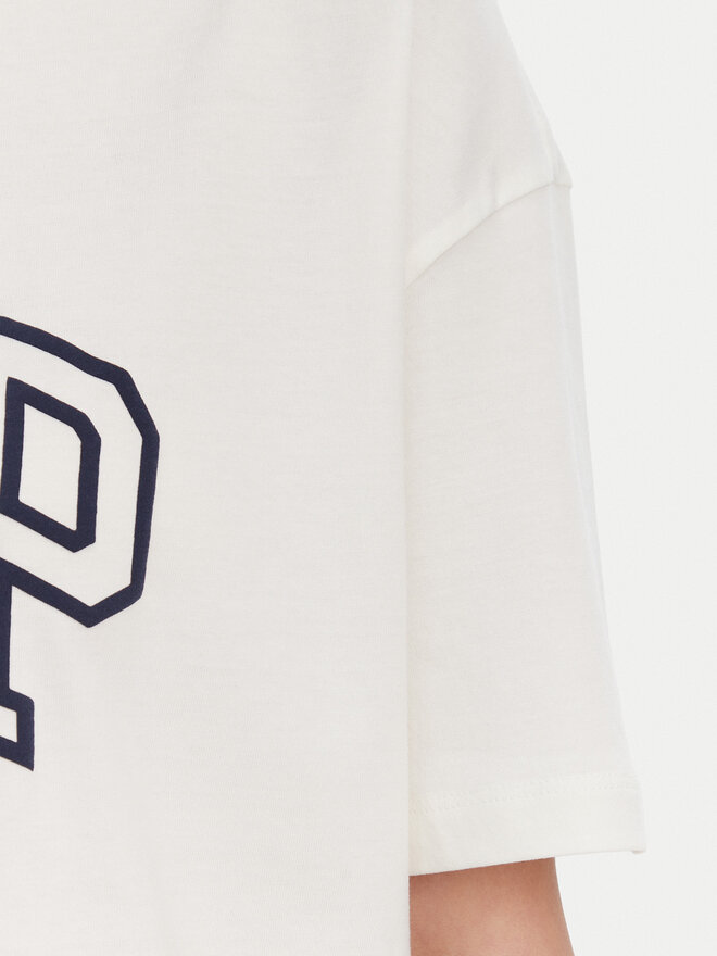 Gap Gap Camiseta 407990-04 Blanco Regular Fit
