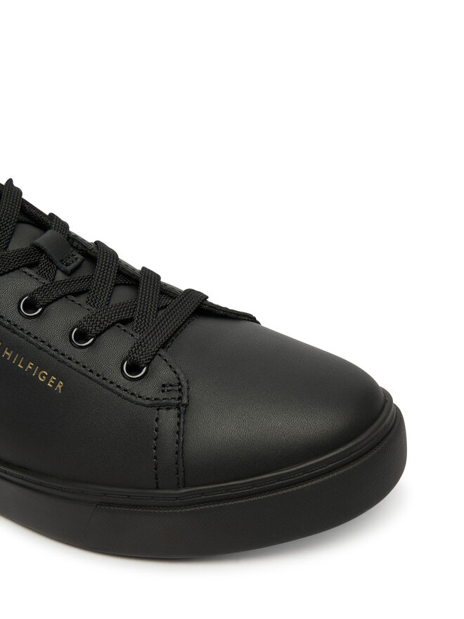 Tommy Hilfiger Laisvalaikio batai Tommy Hilfiger Casual Cupsole Sneaker FW0FW09020 Juoda