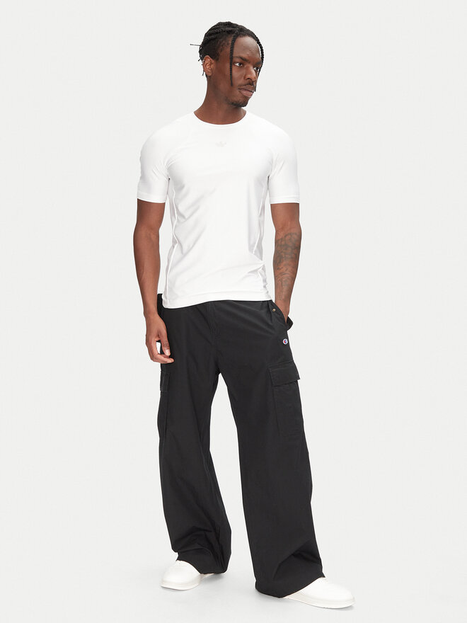 adidas adidas T-Shirt Fashion Cut Line JD0046 Weiß Slim Fit