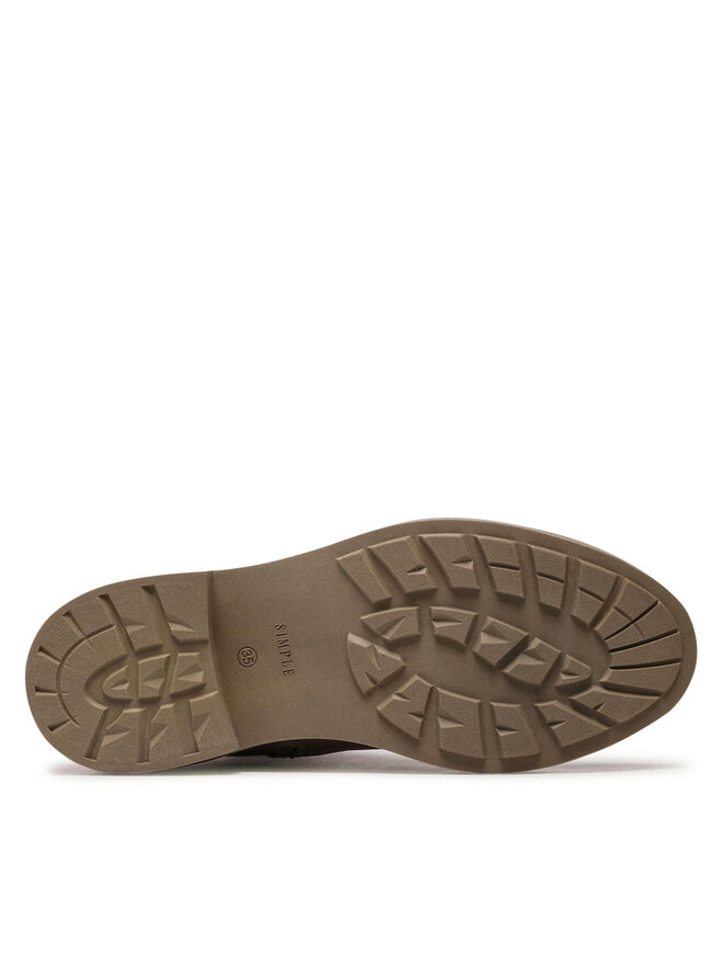 Simple Botki Simple SL-50-02-000099 Beżowy