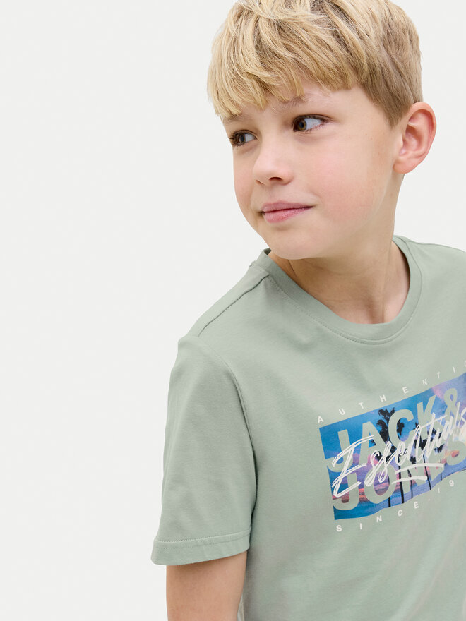 Jack&Jones Junior Jack&Jones Junior Majica Colton 12269809 Zelena Regular Fit