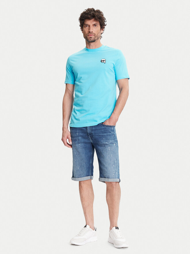 KARL LAGERFELD KARL LAGERFELD Camiseta 755710 552224 Azul Regular Fit