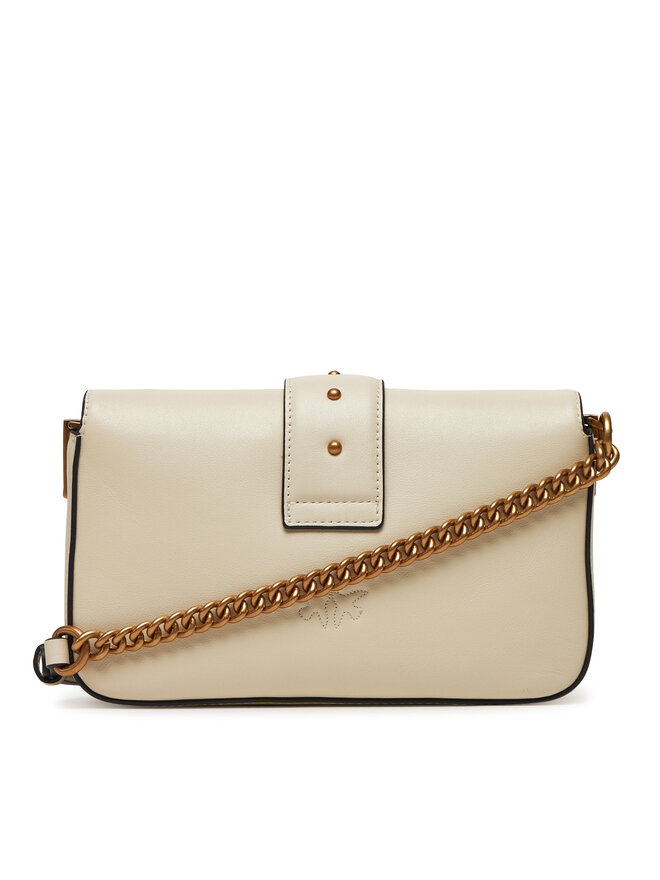 PINKO Torebka PINKO Love One Mini Slouchy Fl PE 25 PLTT 104340 A0QO Écru