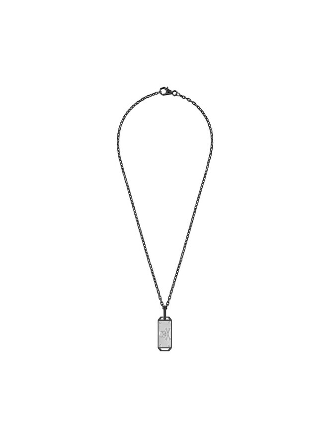 PHILIPP PLEIN Κολιέ PHILIPP PLEIN $Kull Bones PJWEA09NU Ασημί