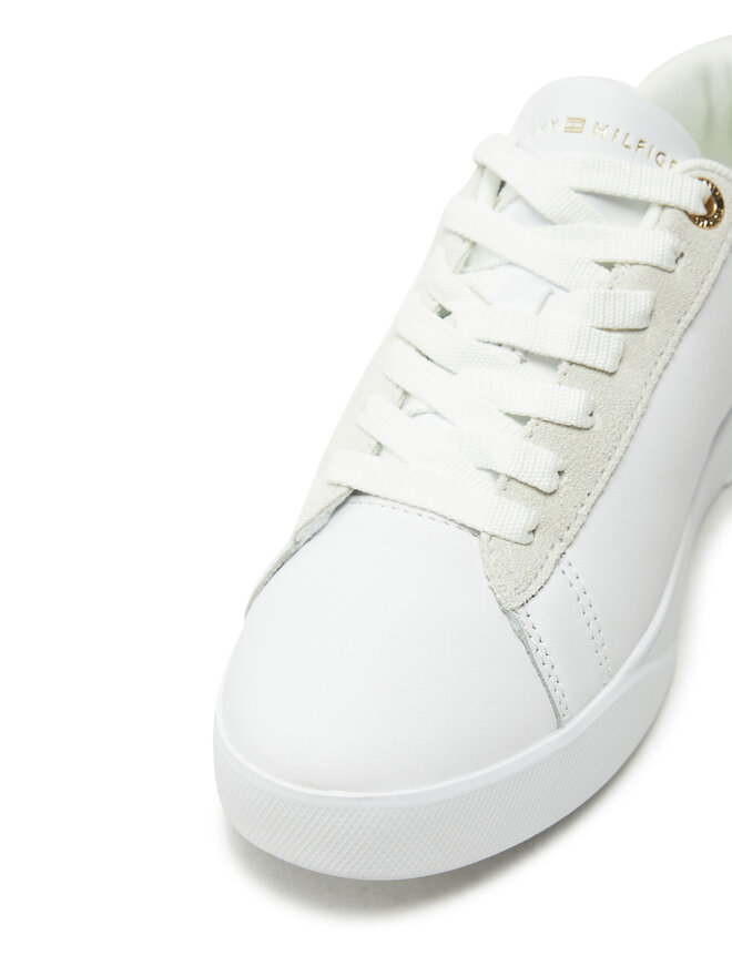 Tommy Hilfiger Sneakersy Tommy Hilfiger Chic Court Sneaker FW0FW08382 Biały