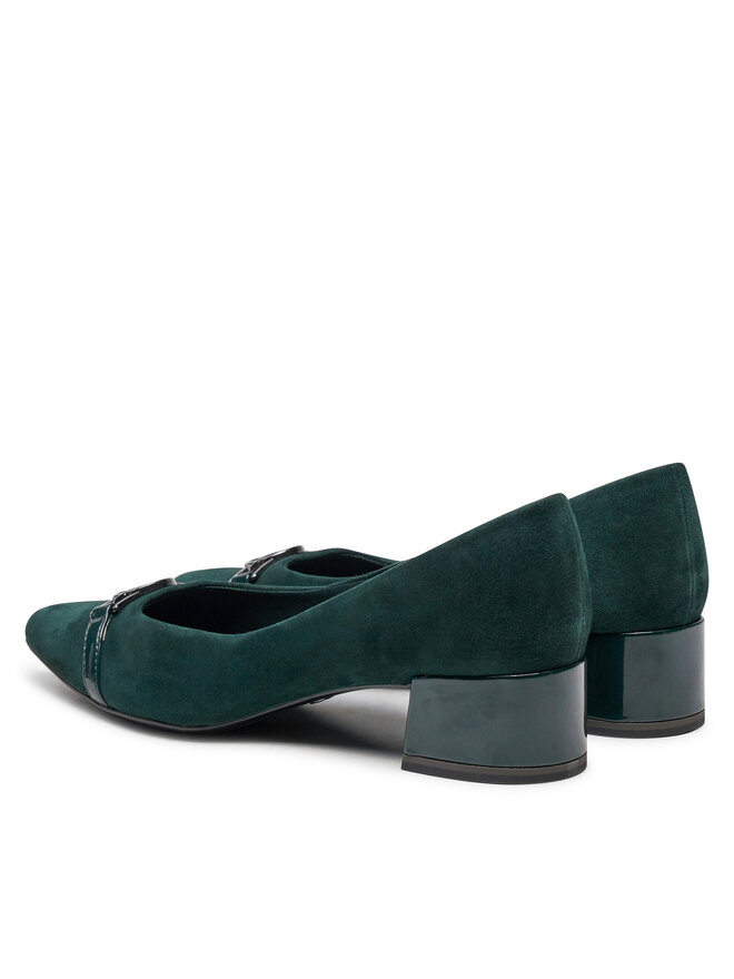 Tamaris Dames Pumps Groen Comfortabele Leeren Schoenen Maat 39