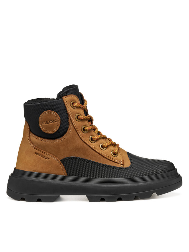 Geox Botines planos Geox J Kiddartah Wpf J56MLB 032FU C0275 S Marrón