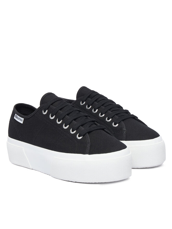 Superga Sneakers aus Stoff Superga 3790 Platform S3134MW Schwarz