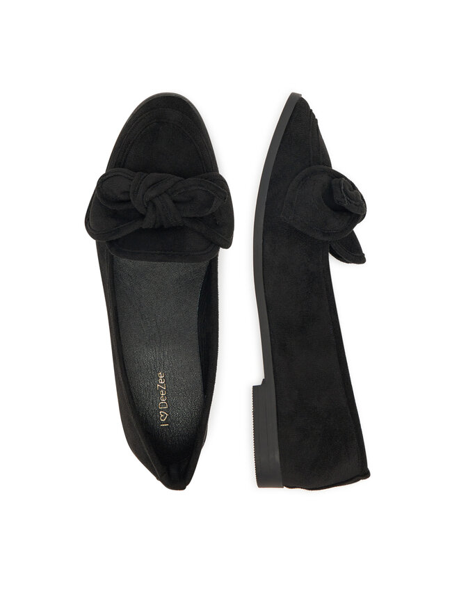 DeeZee Półbuty DeeZee EBG-3883 Czarny