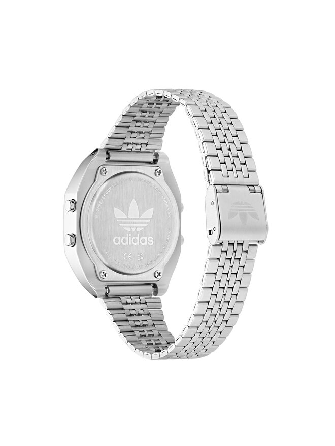adidas Часовник adidas Originals Street Digital Two AOST23554 Сребрист
